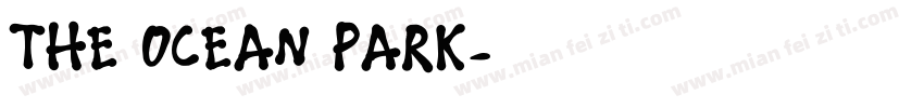 The Ocean Park字体转换